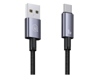 USAMS Kabel USB na USB-C 3A 1,2m Fast Charging stalowy - 1569068 - zdjęcie 1